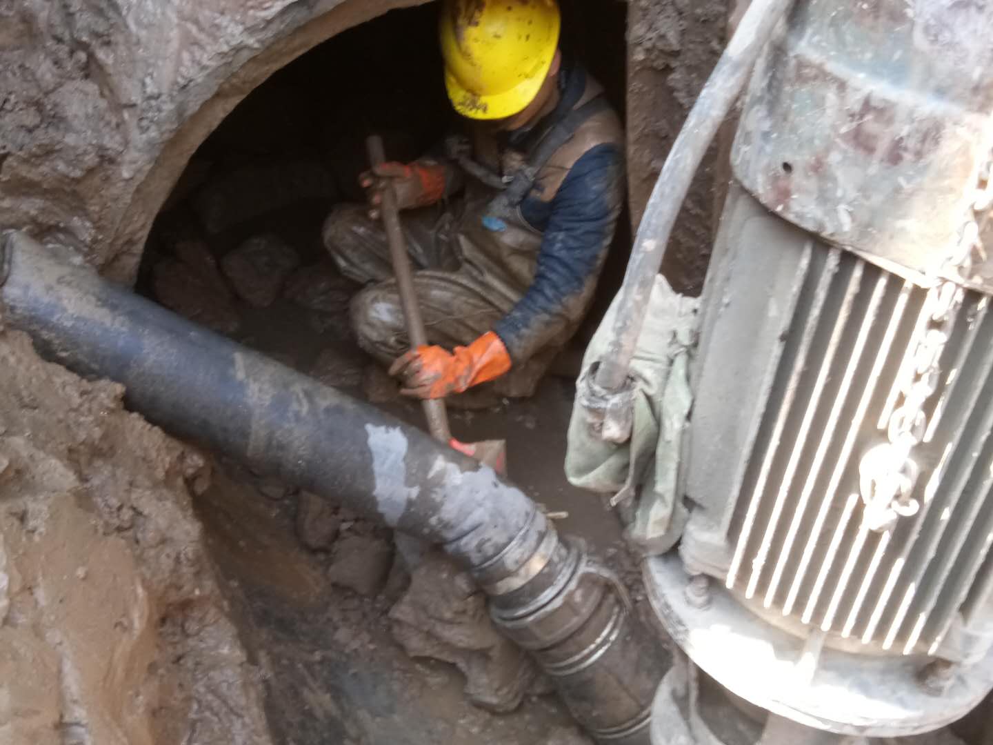 清河门管道清淤