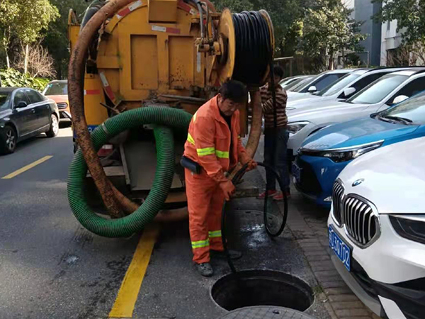 清河门排污管道清淤